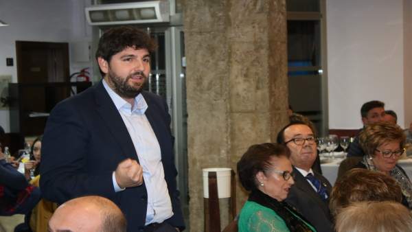 El presidente del Partido Popular de la Región de Murcia El presidente del Partido Popular de la Región de Murcia