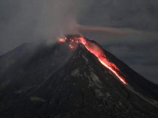 Volcán Sinabung, Indonesia