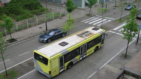 Autobús urbano Santiago de Compostela Galicia viajeros autobús urbano Autobús urbano Santiago de Compostela Galicia viajeros autobús urbano