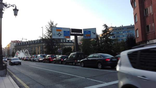 Tráfico en Oviedo, tráfico, carretera Tráfico en Oviedo, tráfico, carretera