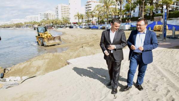 Heredia y bernal marbella playas estabilización obras arena regeneración Heredia y bernal marbella playas estabilización obras arena regeneración