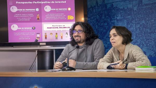 Los ediles en rueda de prensa Los ediles en rueda de prensa