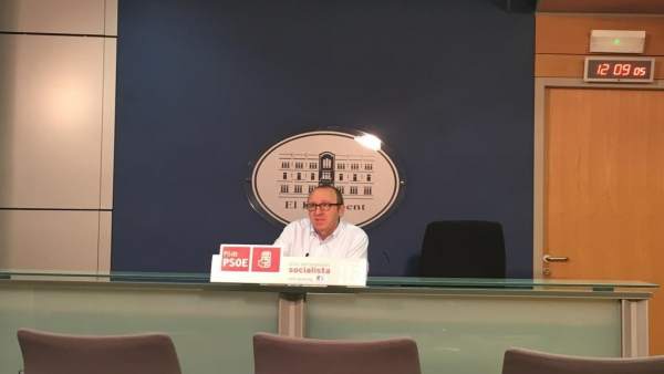 Andreu Alcover en rueda de prensa Andreu Alcover en rueda de prensa