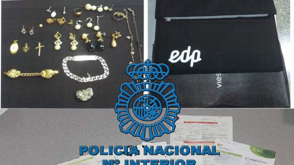 Efectos ocupados a los detenidos. Efectos ocupados a los detenidos.