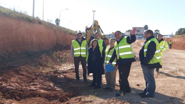 Obras del tramo II de la Vía conectora (Ma-30) Obras del tramo II de la Vía conectora (Ma-30)