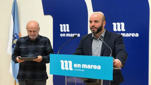 Luís Villares, portavoz del Grupo de En Marea, en rueda de prensa Luís Villares, portavoz del Grupo de En Marea, en rueda de prensa