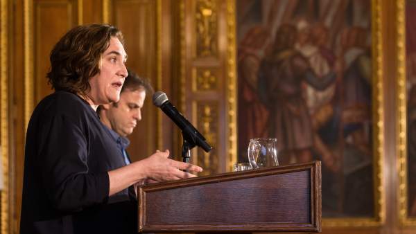 Ada Colau y Jaume Asens Ada Colau y Jaume Asens