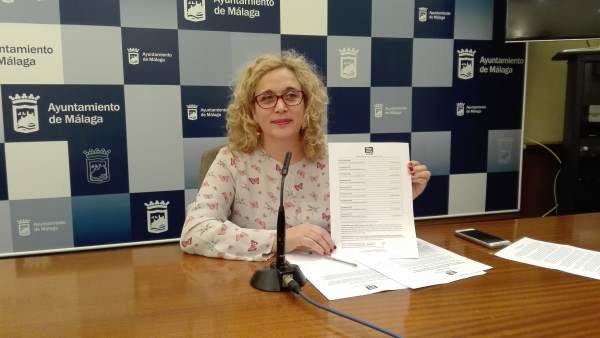 Remedios Ramos en rueda de prensa Remedios Ramos en rueda de prensa