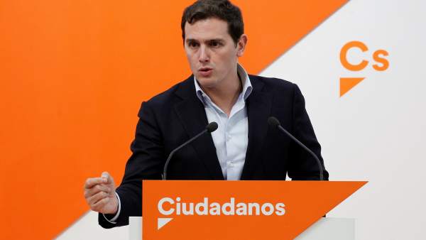Albert Rivera, presidente de Cs, en la sede de su partido. Albert Rivera, presidente de Cs, en la sede de su partido.