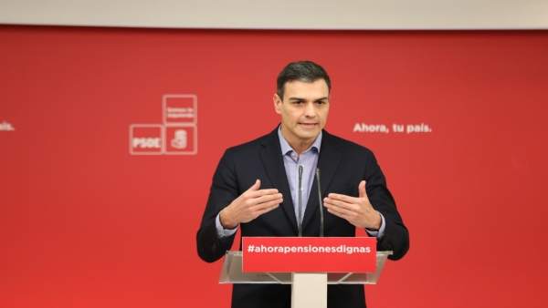 Rueda de prensa de Pedro Sánchez tras la reunión de la Ejecutiva Federal Rueda de prensa de Pedro Sánchez tras la reunión de la Ejecutiva Federal