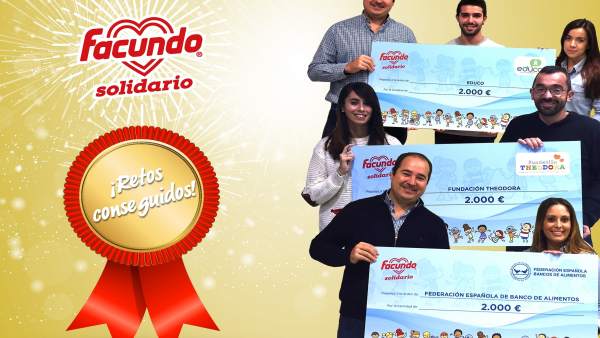 Entrega de los cheques de Facundo a las ONG Entrega de los cheques de Facundo a las ONG