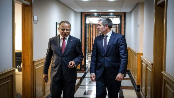 Correia e Silva y Clavijo en la V reunión de alto nivel Cabo Verde-Canarias Correia e Silva y Clavijo en la V reunión de alto nivel Cabo Verde-Canarias