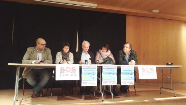 Rueda de prensa de SOS Sanidade Pública Rueda de prensa de SOS Sanidade Pública