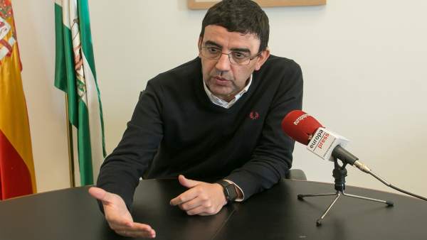 Mario Jiménez, durante la entrevista Mario Jiménez, durante la entrevista
