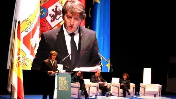 El alcalde de Soria interviene en 'Think europe' El alcalde de Soria interviene en 'Think europe'