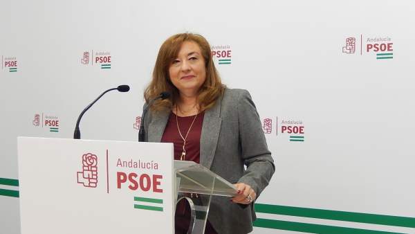 Soledad Pérez en la sede del PSOE de Córdoba Soledad Pérez en la sede del PSOE de Córdoba