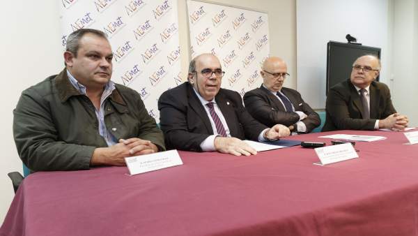 Oria en el acto de la AEMET Oria en el acto de la AEMET