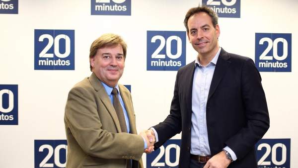 José Manuel Lozano (izda.) director general de 20minutos, e Ignacio Laffitte, CEO de Citiservi José Manuel Lozano (izda.) director general de 20minutos, e Ignacio Laffitte, CEO de Citiservi