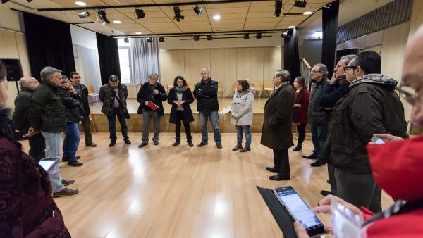 Santisteve, Giner y Asensio han dado a conocer el nuevo servicio en Santa Isabel Santisteve, Giner y Asensio han dado a conocer el nuevo servicio en Santa Isabel