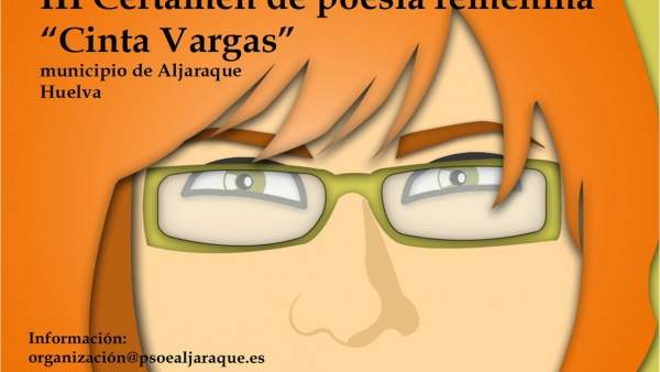 Cartel del certamen de poesía 'Cinta Vargas'. Cartel del certamen de poesía 'Cinta Vargas'.