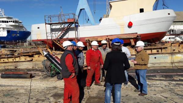 Visita de Luciano Gómez a Cotnsa. Visita de Luciano Gómez a Cotnsa.