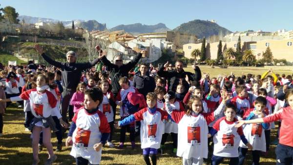 Participantes en la II Carrera de Benjamines de San Antón. Participantes en la II Carrera de Benjamines de San Antón.