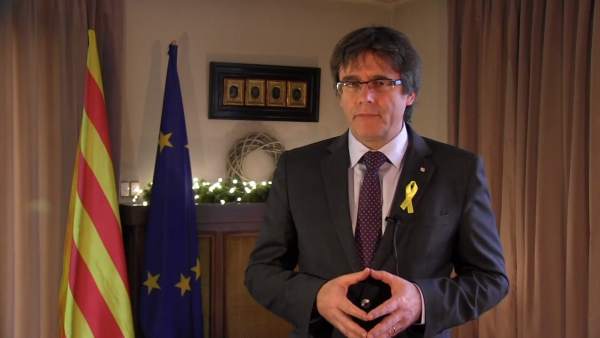 Discurso de fin de año de Carles Puigdemont Discurso de fin de año de Carles Puigdemont