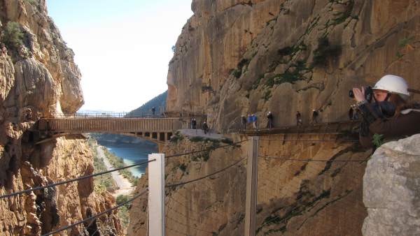 Caminito del Rey, Málaga, turismo, interior Caminito del Rey, Málaga, turismo, interior