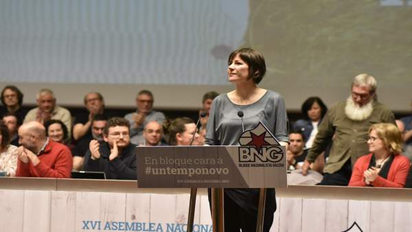 La portavoz nacional del BNG, Ana Pontón, en la asamblea nacional La portavoz nacional del BNG, Ana Pontón, en la asamblea nacional