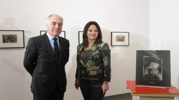 José Luis Rodrigo y Magdalena Lasala han presentado hoy el libro 'Goya grabador' José Luis Rodrigo y Magdalena Lasala han presentado hoy el libro 'Goya grabador'