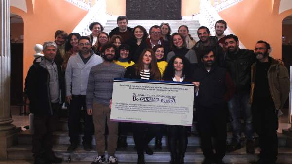 Acto de entrega de las ayudas de Participa. Acto de entrega de las ayudas de Participa.