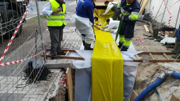 Nueva técnica para reparar el saneamiento sin zanjas Nueva técnica para reparar el saneamiento sin zanjas