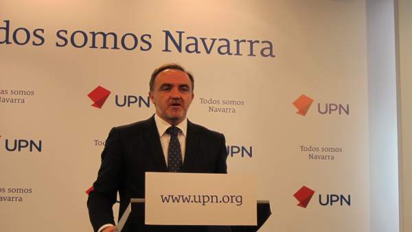 Javier Esparza, presidente de UPN Javier Esparza, presidente de UPN