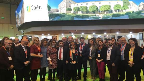 Expositor de Jaén en Fitur 2018. Expositor de Jaén en Fitur 2018.