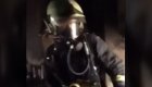 Se encierra en su cuarto y se salva de un incendio