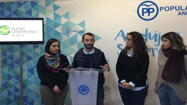 Rueda de prensa de Nuevas Generaciones Rueda de prensa de Nuevas Generaciones