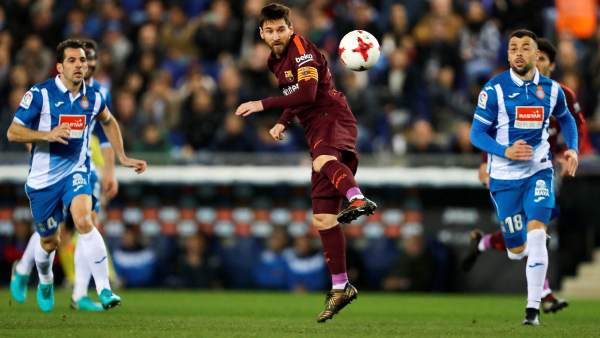 Messi ante el Espanyol Messi ante el Espanyol
