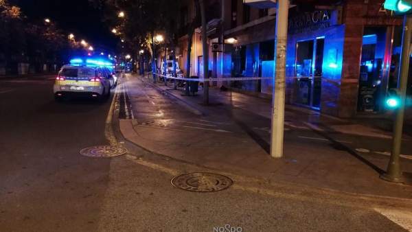 Zona del accidente mortal de un motorista en Sevilla Zona del accidente mortal de un motorista en Sevilla