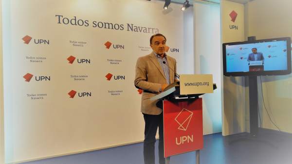 Javier Esparza, presidente de UPN Javier Esparza, presidente de UPN