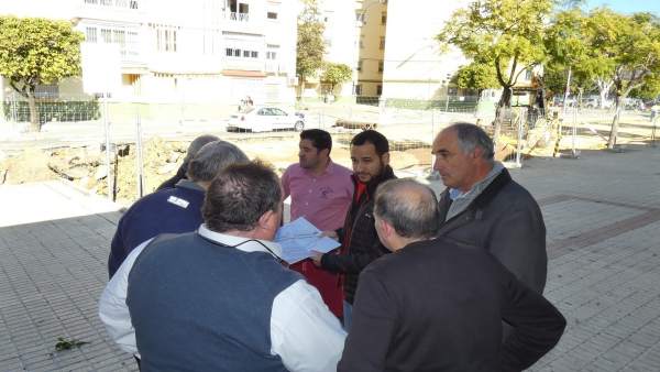 Rojas visita las obras junto al mercado del Tiro De Línea Rojas visita las obras junto al mercado del Tiro De Línea