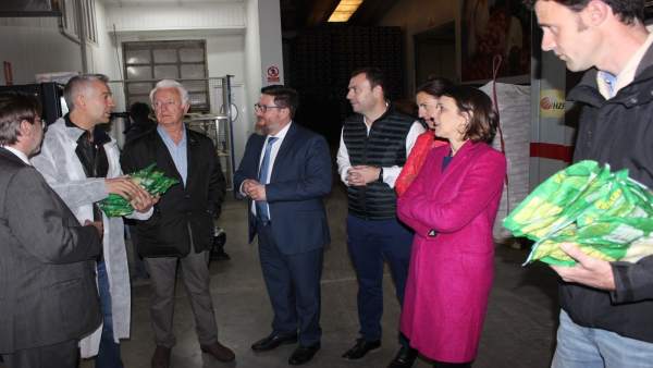 Visita de Rodrigo Sánchez Haro al Grupo Eduardo Sanz Visita de Rodrigo Sánchez Haro al Grupo Eduardo Sanz