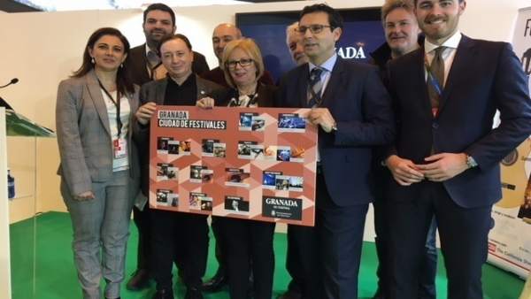 El alcalde de Granada, en un acto en Fitur 2018 El alcalde de Granada, en un acto en Fitur 2018