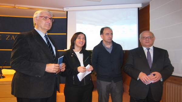 Buesa, Palacín, Lozano y Romero han presentado la muestra este jueves Buesa, Palacín, Lozano y Romero han presentado la muestra este jueves