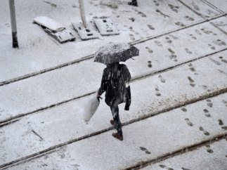 Huellas en la nieve