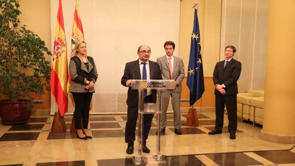 Presentación de inversiones en el aeropuerto de Teruel. Presentación de inversiones en el aeropuerto de Teruel.
