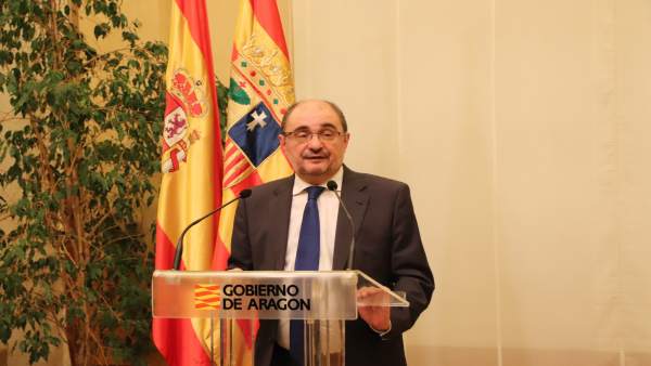 El presidente del Gobierno de Aragón, Javier Lambán. El presidente del Gobierno de Aragón, Javier Lambán.