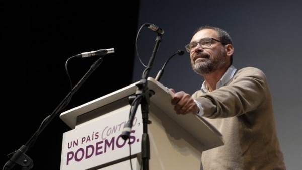 Alberto Montero durante la campaña. Alberto Montero durante la campaña.