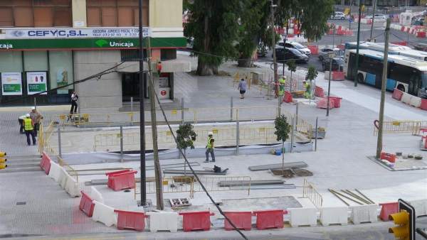 Metro tramo obras renfe guadalmedina albert camus avenida aurora Metro tramo obras renfe guadalmedina albert camus avenida aurora