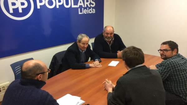 Reunión de dirigentes de Unió de Pagesos de Lleida con José Ignacio Llorens Reunión de dirigentes de Unió de Pagesos de Lleida con José Ignacio Llorens