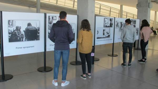 Exposición en la UIB Exposición en la UIB